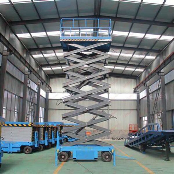 Electric lifting platform hydraulic lifting 6-12 meters movable shear fork - 图片 3