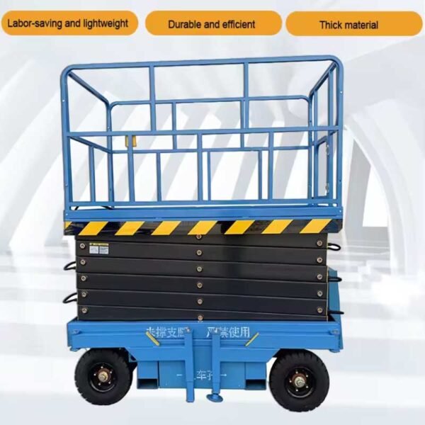 Electric lifting platform hydraulic lifting 6-12 meters movable shear fork - 图片 2